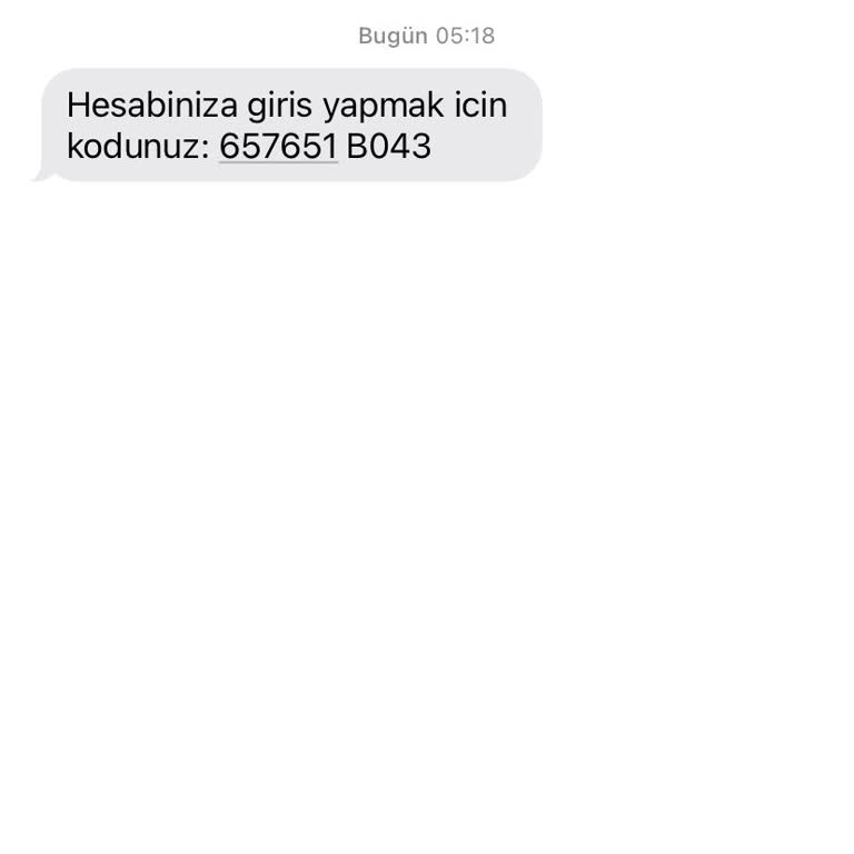 Tanımadığım Firmadan Sürekli Gelen Kod Mesajları