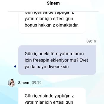 Promosyon Şartları Yerine Getirilmedi, FreeSpin Hakkım Verilmedi