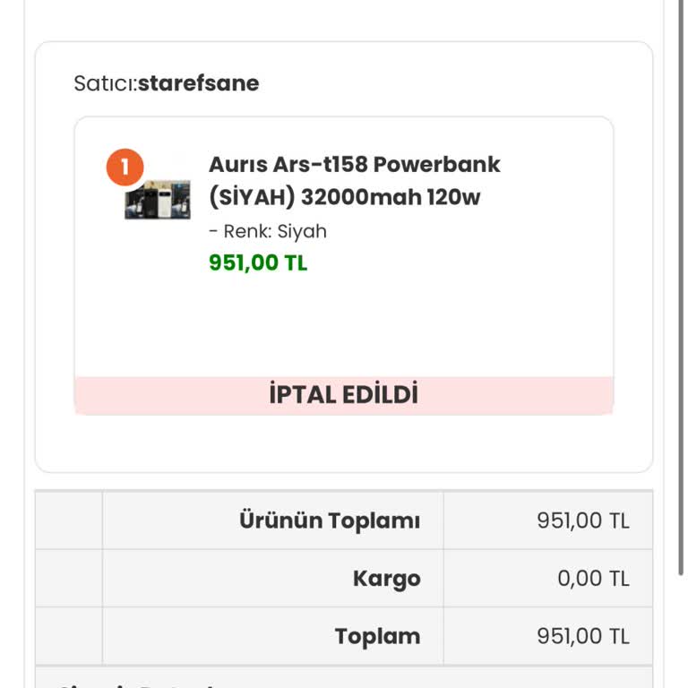 Siparişim Stok Yetersizliği Nedeniyle İptal Edildi Ve Tekrar Siparişte Yine Onaylandı