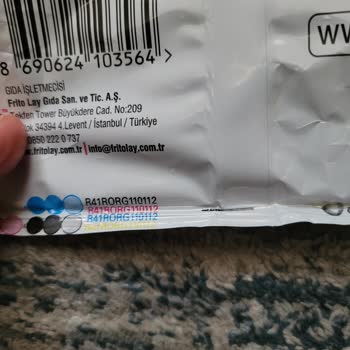 Ruffles Cips Paketinden Yabancı Cisim Çıkması Ve Sağlıksız Üretim