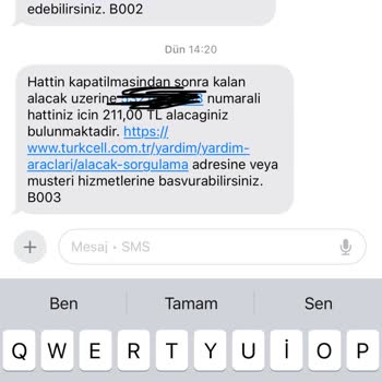 Turkcell Alacak İadesi İçin Verilen Link Çalışmıyor