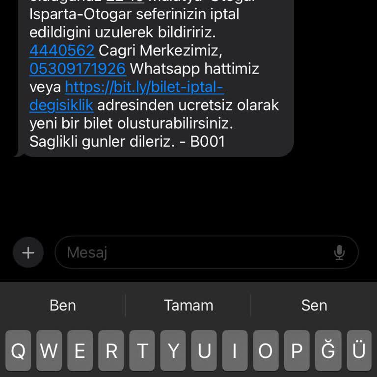 Son Dakika Sefer İptaliyle Mağdur Edildim, Çözüm Bekliyorum