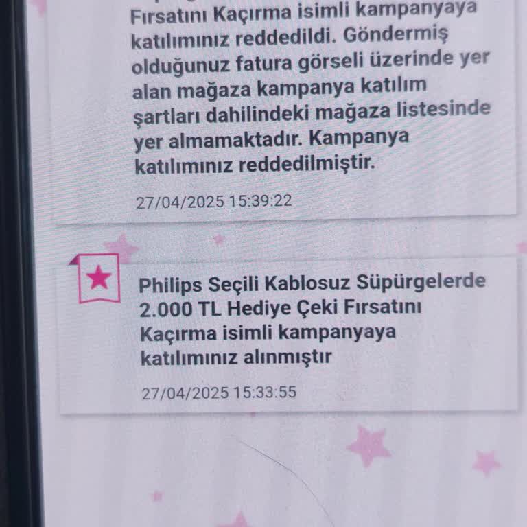 Kampanya Dahilinde Olmayan Şubede Hediye Çeki Mağduriyeti