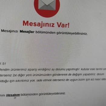 Son Kullanım Tarihi Yaklaşan Ürün Gönderimi Hayal Kırıklığı Yarattı