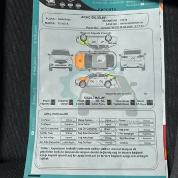 Eksper Raporunda Boya Tespiti Konusunda Çelişkili Sonuçlar Yaşadım