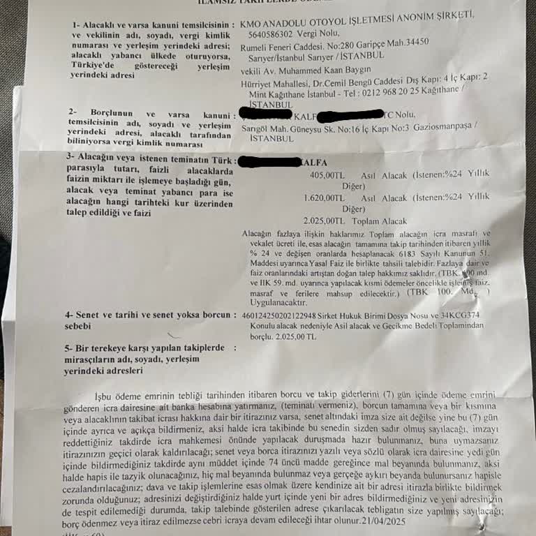 KMO Otoyolunda İhlal Geçişi Bildirimsiz Yüksek Ceza Mağduriyeti