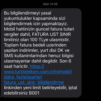 Taahhüt Edilen Tarifeden Yüksek Fatura Şoku Ve Ses Kaydı Talebi