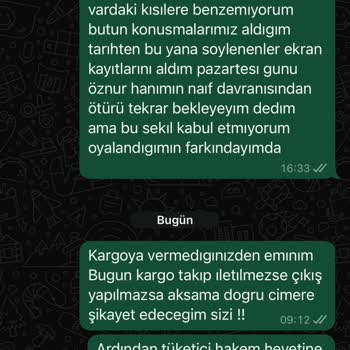 Siparişim Teslim Edilmedi Yanıltıcı Kargo Mesajı Gönderildi