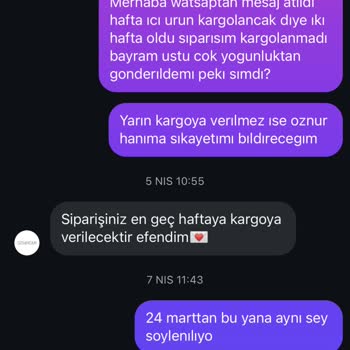 Siparişim Teslim Edilmedi Yanıltıcı Kargo Mesajı Gönderildi