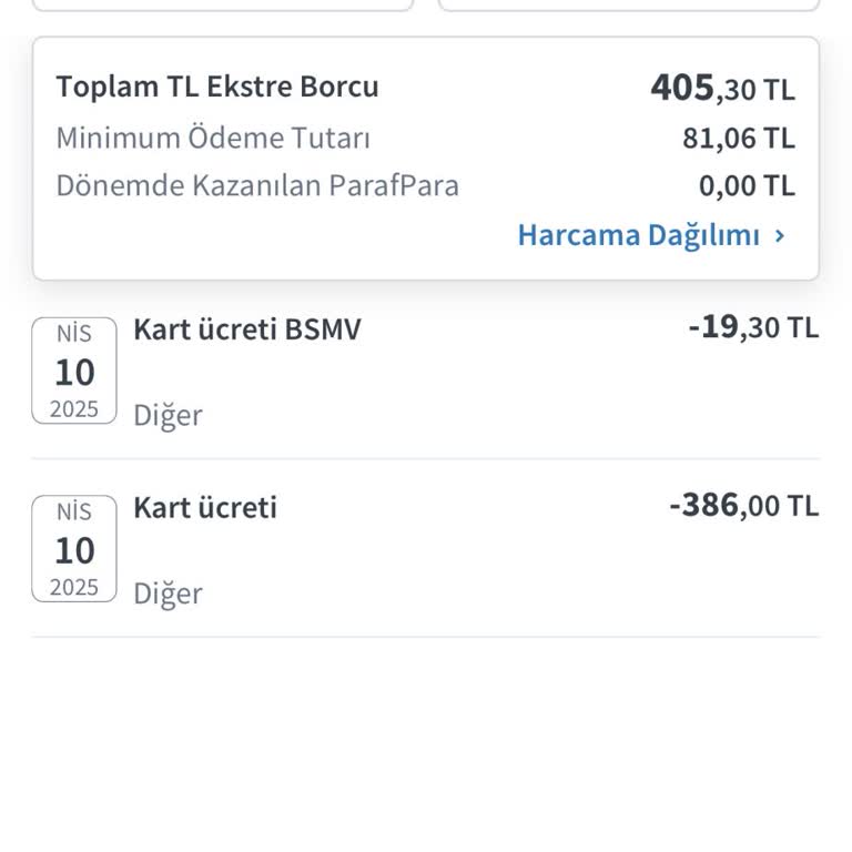 Haksız Kart Aidatı Kesintisinin İadesini İstiyorum