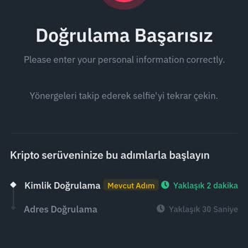 Kimlik Doğrulama Sorunu Nedeniyle 4 Gündür İşlem Yapamıyorum