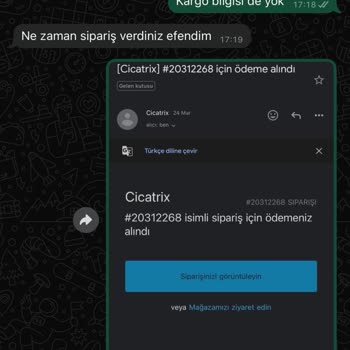 Siparişim Gelmedi Param Da İade Edilmedi Muhatap Bulamıyorum
