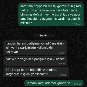 Elbise Değişiminde Ekstra Ücret Ve İlgisizlik