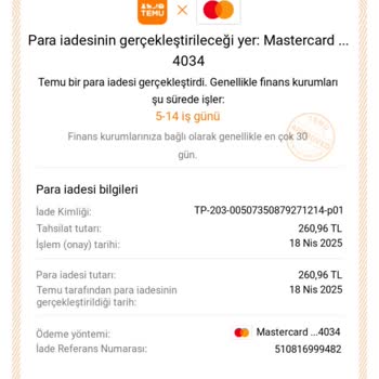 Temu'dan İptal Edilen Siparişin İadesi Yapılmıyor, Banka Ve Firma Birbirini Suçluyor