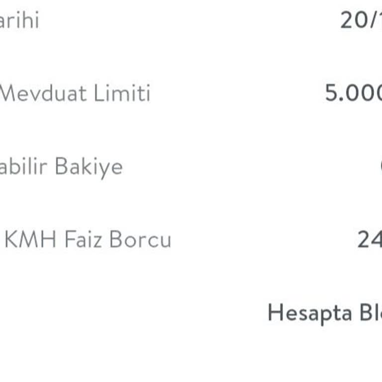 KMH Hesabımdaki Blokenin Ödenen Borca Rağmen Kaldırılmaması Mağduriyet Yaratıyor
