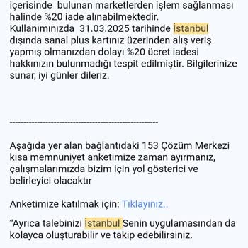 Kampanya Şartları Dışında Gerekçeyle Nakit İade Yapılmadı