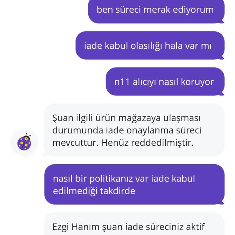N11 İade Sürecinde Bilgi Eksikliği Ve Müşteri Desteği Yetersizliği
