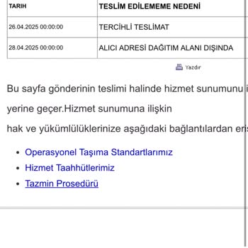 Ertesi Gün Teslimat Seçeneği Ve Müşteri Temsilcisi Davranışı Hayal Kırıklığı Yarattı