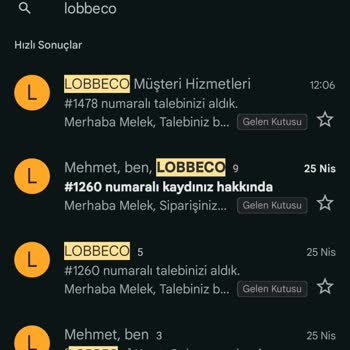 Lobbeco Siparişim Bir Aydır Teslim Edilmedi, Müşteri Hizmetleri Yetersiz