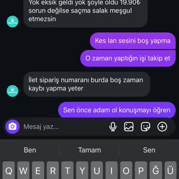 Eksik Ürün Ve Yetersiz Müşteri İletişimi