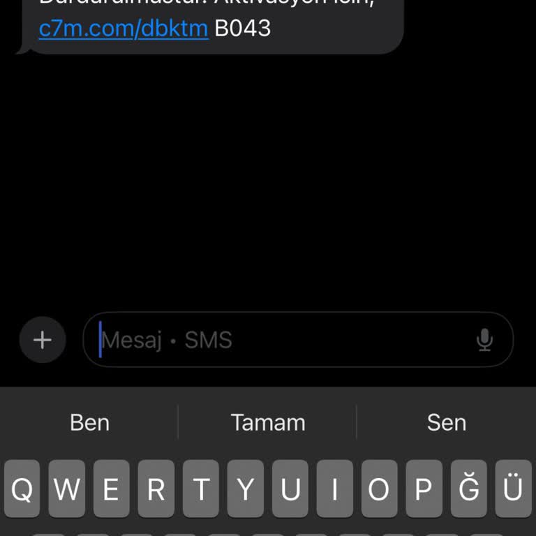 Bilgim Dışında Açılan Hesap Ve Şüpheli SMS Hakkında Güvenlik Talebi!