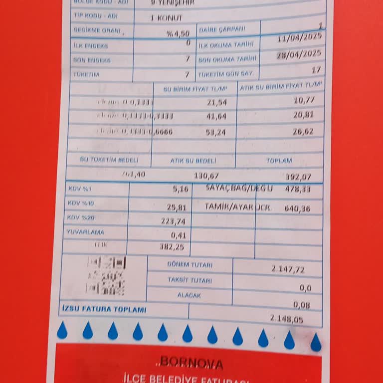Sayaç Değişim Bedelindeki Fahiş Ücret Ve Haksız KDV Şikayeti