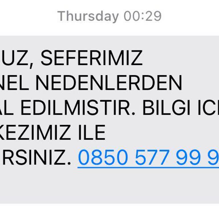 Müşteri Hizmetlerine Ulaşılamıyor, İptal Edilen Seferin Ücreti İade Edilmiyor