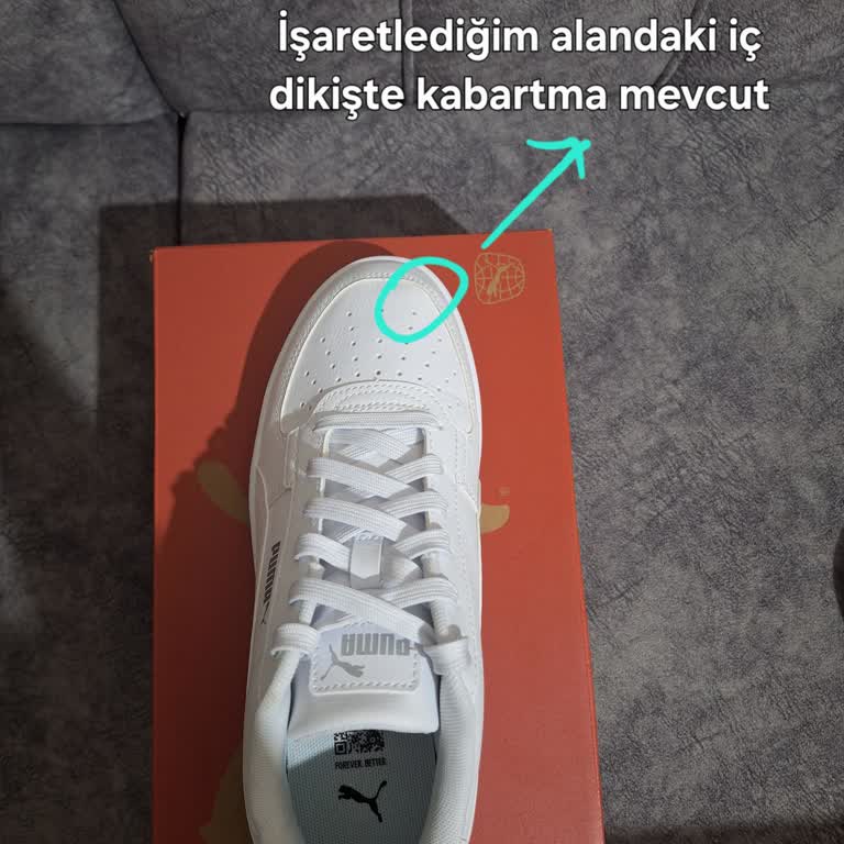 Puma Ayakkabının Dikiş Sorunu Nedeniyle Kullanılamaması