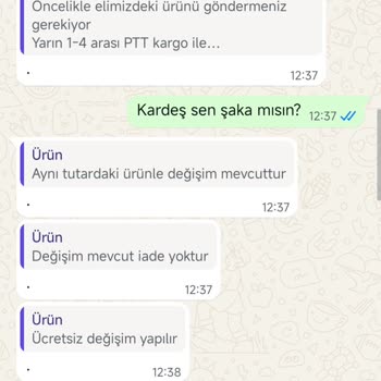 Siparişimde Yanlış Ürün Gönderildi, İade Kabul Edilmedi