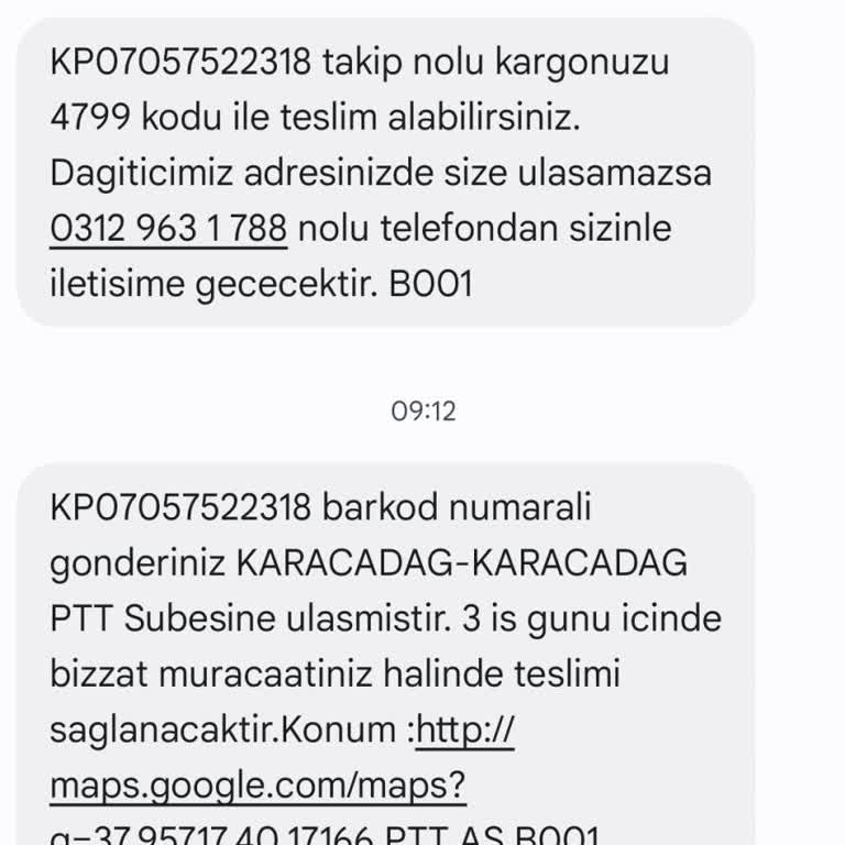 PTT Kargo Telefonlara Cevap Vermiyor, Kargo Teslim Edilmiyor!