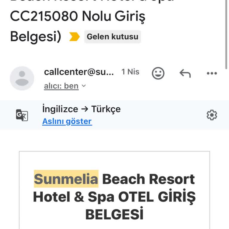 Sunmelia Otel İptal Ücretlerinde Tutarsızlık Ve Yetersiz Bilgilendirme