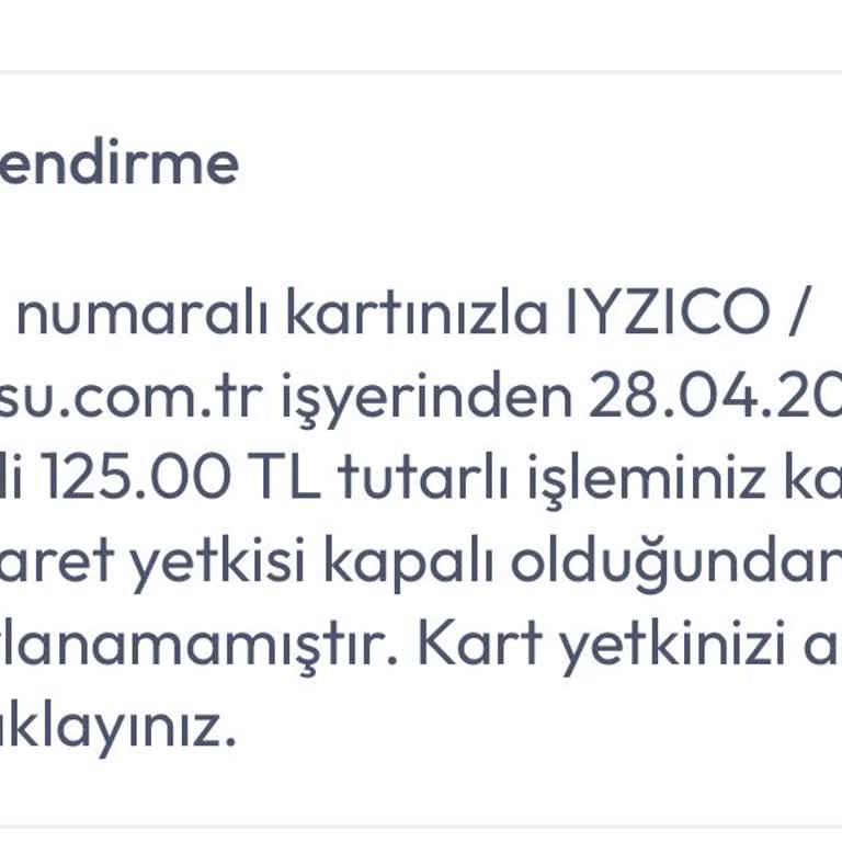 İyzico Gece İznim Olmadan Hesabımdan Para Çekildi
