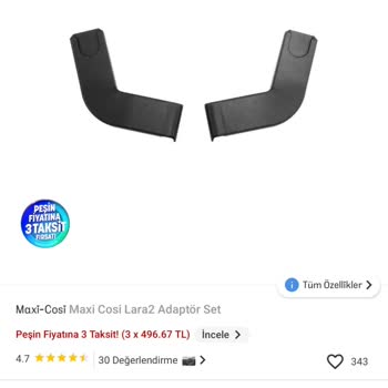 Lara 2 Bebek Arabası İçin Yanlış Aparat Ve İlgisiz Müşteri Hizmetleri