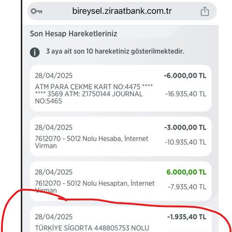 Türkiye Sigorta Bilgim Dışında Yapılan Konut Sigortası Ve İzinsiz Para Kesintisi!