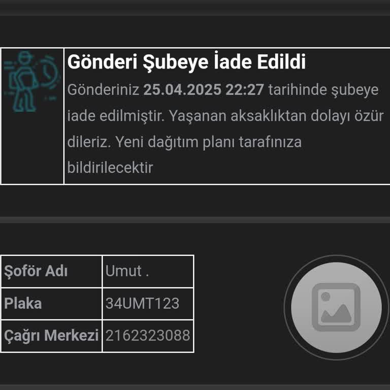 Siparişim Sürekli Şubeye İade Ediliyor Çözüm Yok