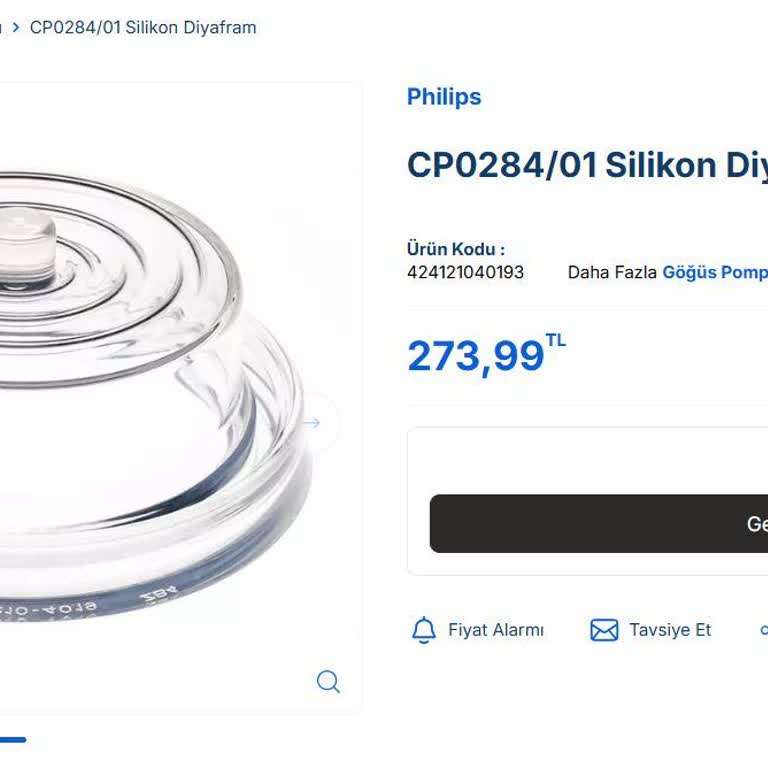 Philips Göğüs Pompası İçin Yedek Parça Bulunamıyor Sağım Yapılamıyor