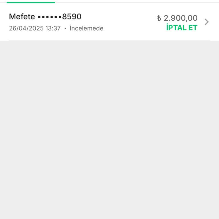 Çekim Talebim Süresinde Sonuçlandırılmadı