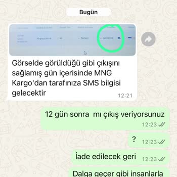 Ürün İptali Sonrası Gecikmeli Kargo Ve Para İadesi Sorunu