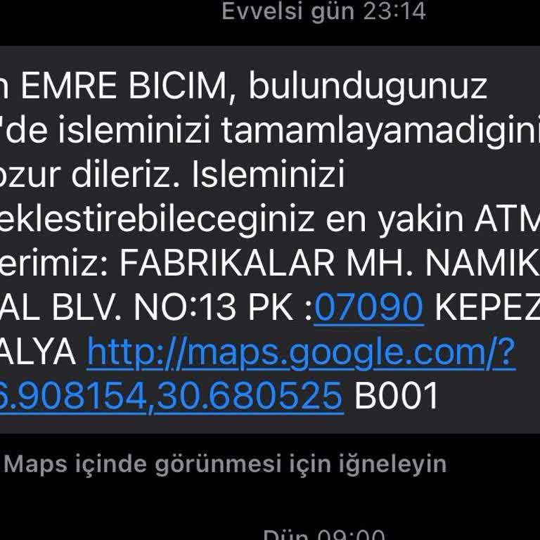 ATM Arızası Nedeniyle Yatırılan Paranın Kaybolması Mağduriyetim