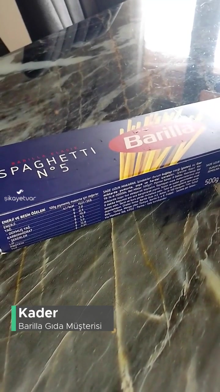 Barilla Makarna Hayal Kırıklığı videonun kapak resmi