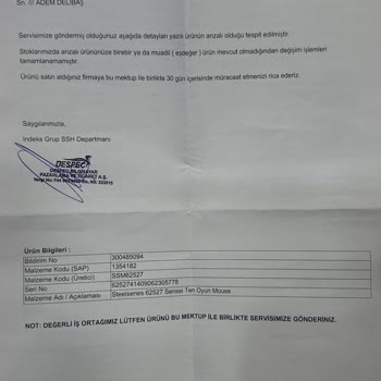 Değişim Onayı Sonrası Ürün Gönderimi Gecikti, Bilgi Verilmiyor