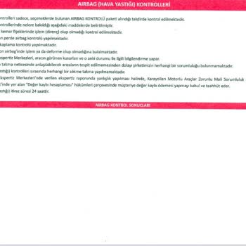Ekspertiz Hizmetinde Eksik Airbag Kontrolü Ve Güvensizlik