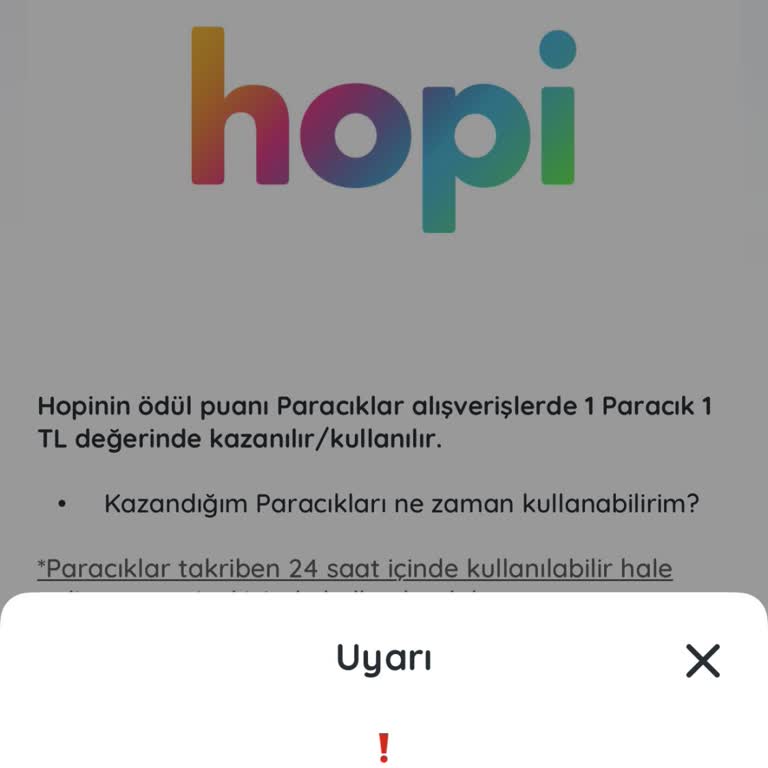 Hopi Paracık Yüklemesi Hatası Ve Mağduriyet