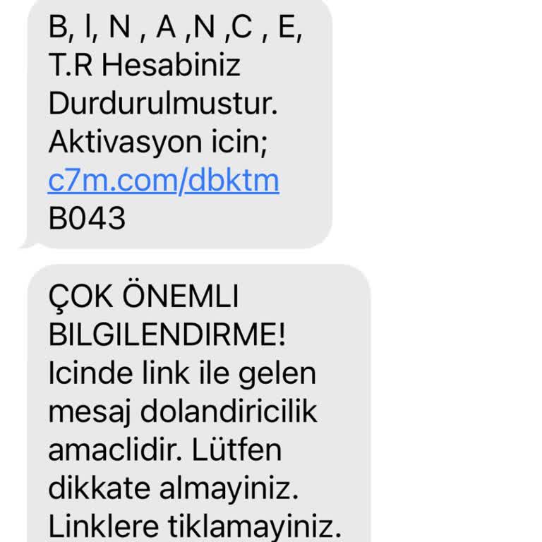 Sahte Banka Mesajları Konusunda Güvenlik Endişesi