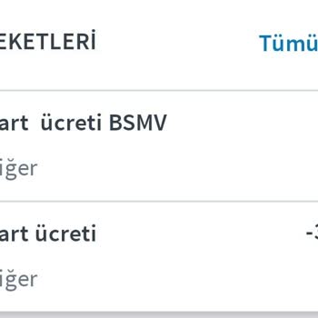Yıllık Kart Ücreti Ve BSMV Kesintisinin İadesini Talep Ediyorum