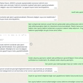 İndirimli Ürünlerde İade Engeli Ve Müşteri Mağduriyeti