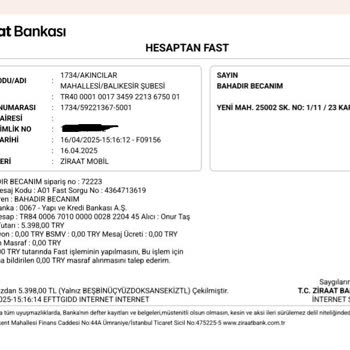 Gardırop Siparişim Teslim Edilmedi, İletişim Kesildi