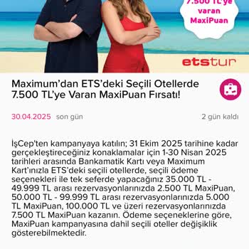 Yanlış Bilgilendirme Nedeniyle MaxiPuan Hakkımın Kaybolması