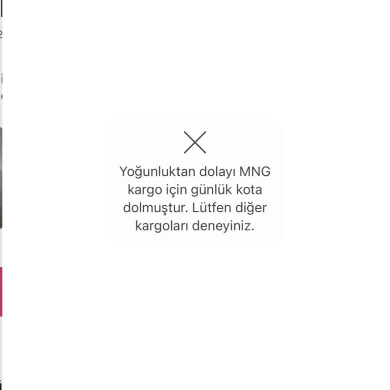 Gardıropta Sınırsız Kota Olmasına Rağmen Kargo Veremiyorum