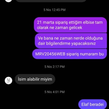 Sipariş Edilen Elbisenin Teslim Edilmemesi Ve Para İadesinde Sorun